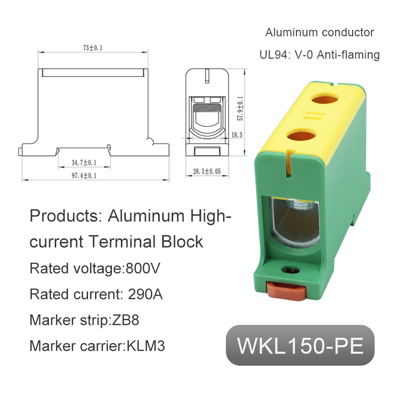 China Ground Aluminum Terminal Block