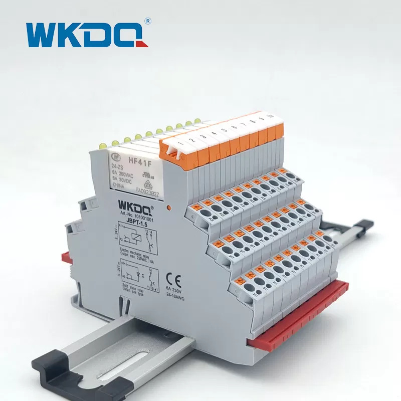 DC Solid State Terminal Block Relay Ultra Thin BPT Intermediate Din Rail Relay