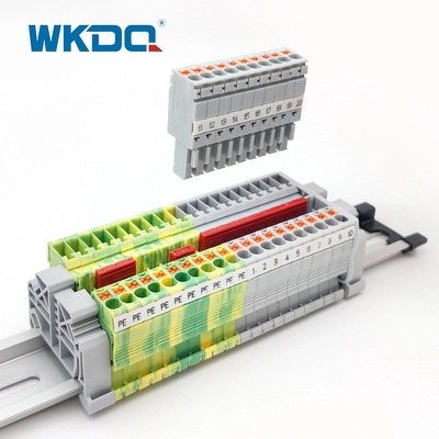 JPT 2.5/1P Plug In Connection Terminal Block Quick CE Certificate For Self Assembly