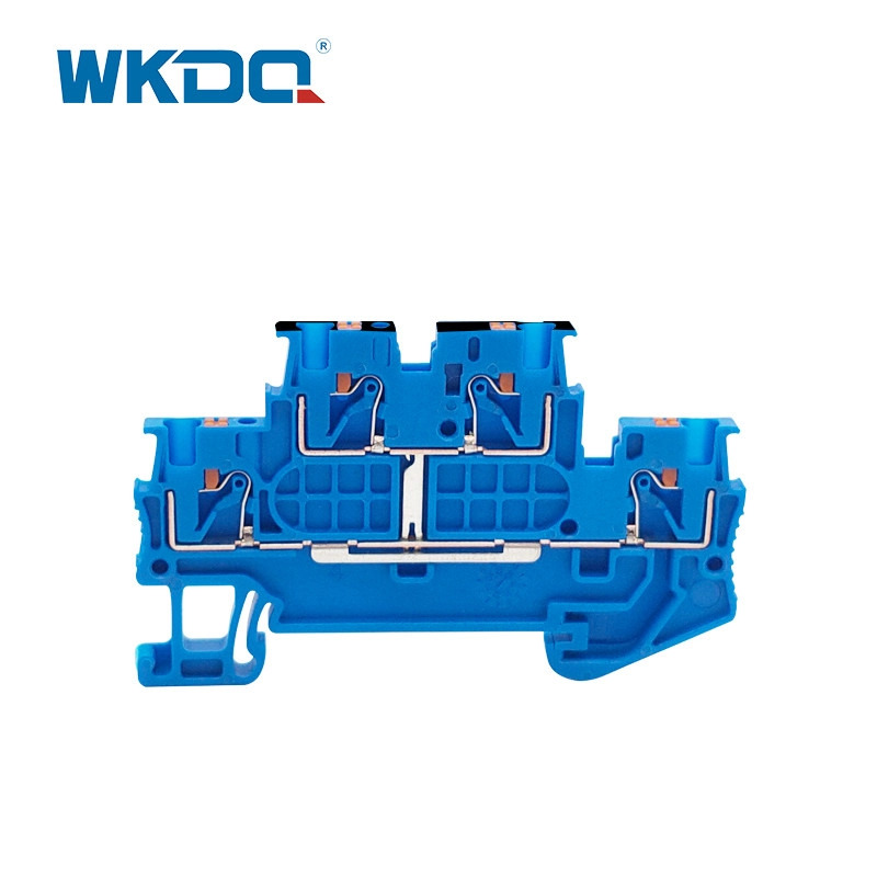 JPTTB 1.5 Double Level Terminal Block With Equipotential Bonder 1.5 Mm Flame Resistant