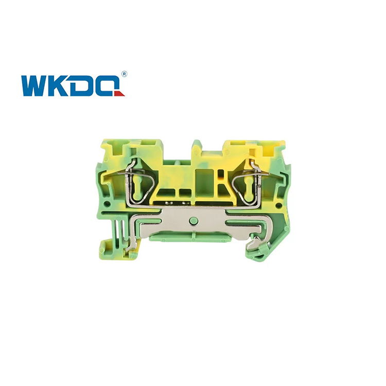 JST 4-PE Spring Terminal Block Connector Green Color 800V_41A 4mm Cross Section