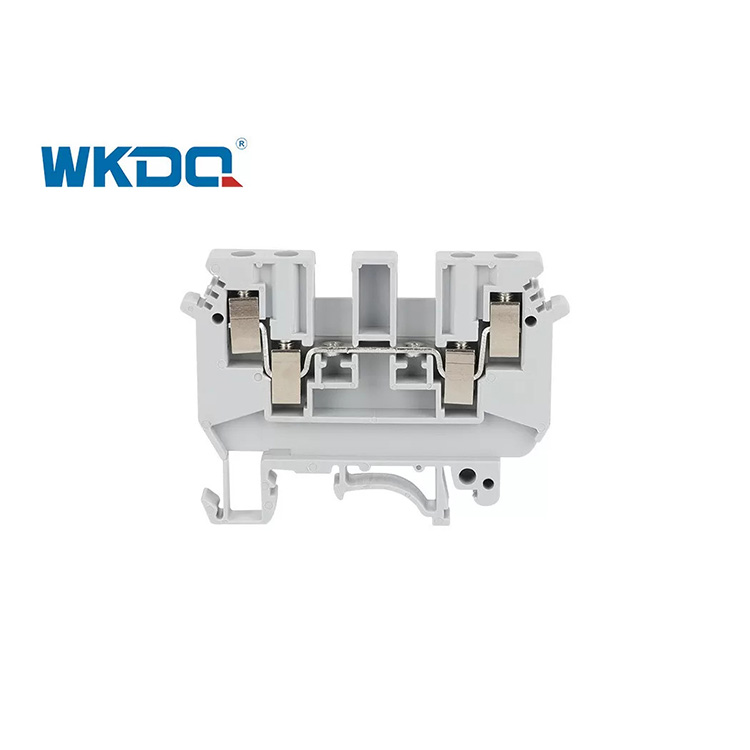 JUDK 4 Screw Terminal Block High Inflammability Class , Fused Terminal Block Common Packing