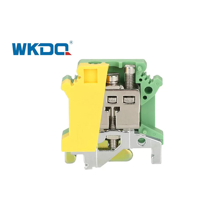 JUISLKG 16 Durable Feed Through Terminal Block Grounding Long Lifespan High Performacne