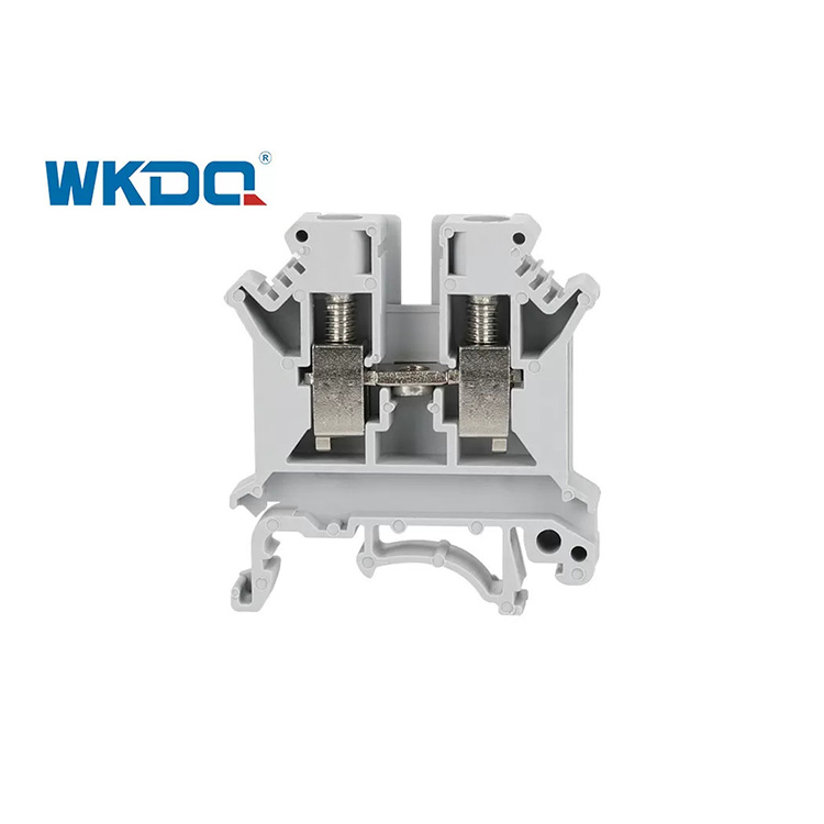 JUK 6N Din Rail Mounted Terminal Block Connector , Quick Connect Terminal Block UK Electrical Panel