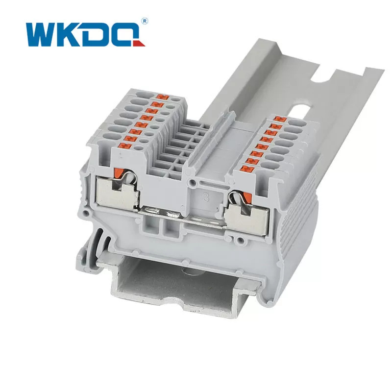 Nylon PA66 Din Rail NS35 Terminal Block