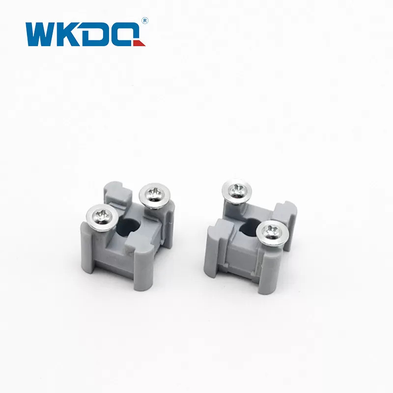 Retaining Screw Busbar Terminal Blocks Flame Resistant Grey Color